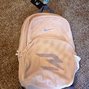 Nike 3Brand Mesh Backpack Size Large Pink Foam
